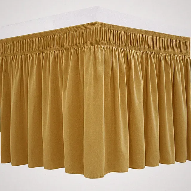 Biscaynebay Wrap Around Bed Skirts for King Cal King Beds 18 Drop, Christmas...