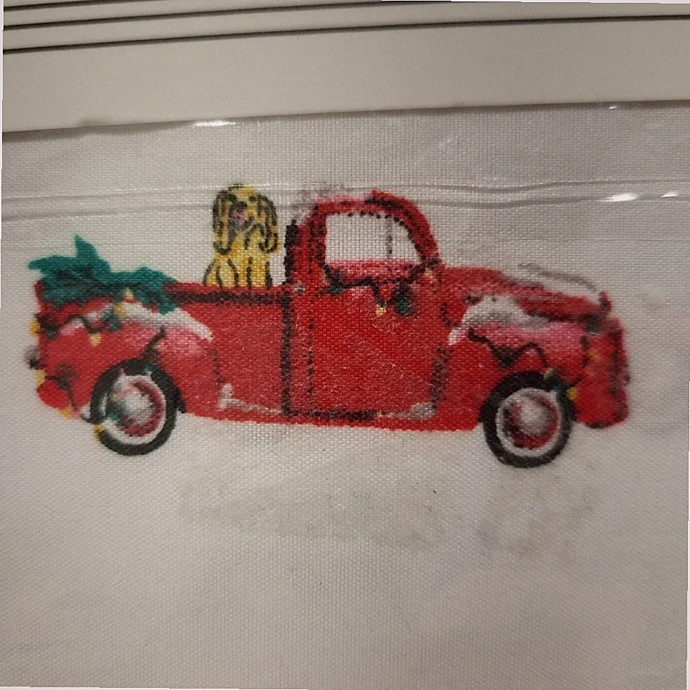 Modern Southern Home Full Sheet Set Microfiber Christmas Decor Truck Dog Tree