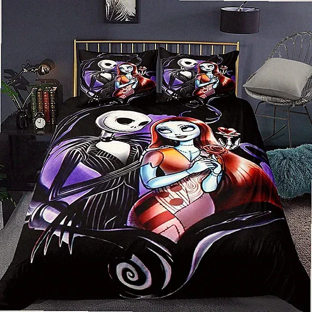 Nightmare before Christmas Bedding Set Valentine'S Day Decor Gifts Present Jack