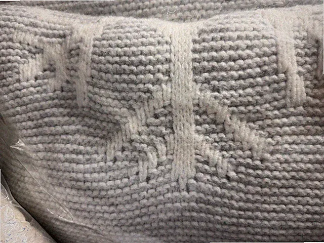 Pottery Barn Let it snow winter snowflake Christmas Blanket GRAY 92 x 96 New
