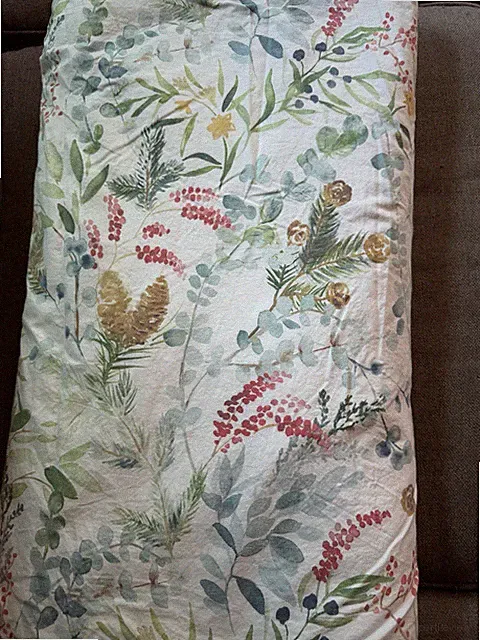 Pottery Barn Noel botanical King/California King Duvet Winter/Christmas