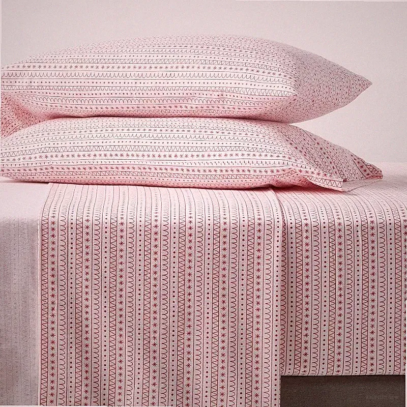 Wondershop Christmas Cotton Flannel Sheet Set - Ivory-Red Fair Isle, Twin #C708